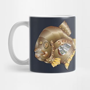 steampunk pirhanas Mug